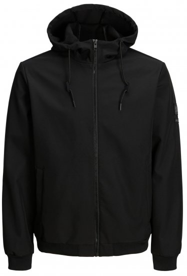 Jack & Jones JCOCLASSIC Waffle Jacket Black - Didelės vyriškos striukės - Didelės vyriškos striukės