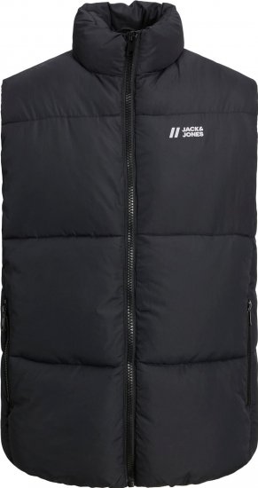 Jack & Jones JJMAX BODYWARMER black - Didelės vyriškos striukės - Didelės vyriškos striukės