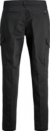 Jack & Jones JPSTBILL JJCLEAN TAPERED CARGO TROUSERS Black - Džinsai ir kelnės - Džinsai ir Kelnės - W40-W70