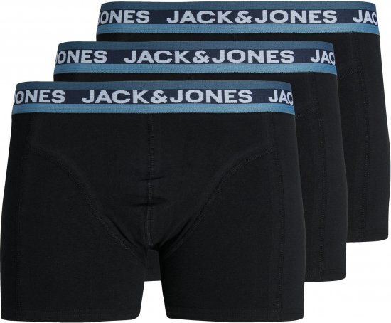 Jack & Jones JACDNA WB TRUNKS 3 PACK Black - Apatinis trikotažas ir plaukimo apranga - Apatinis trikotažas - 2XL-8XL