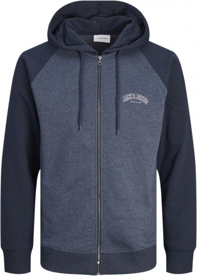 Jack & Jones Ricky Hoodie Navy Blazer - Megztiniai ir Džemperiai - Megztiniai ir Džemperiai - 2XL-14XL