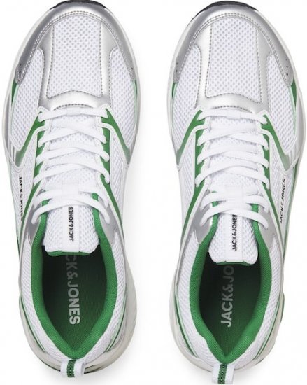 Jack & Jones Tokyo Sneakers Bright White/Green - Vyriški batai 40-52 - 