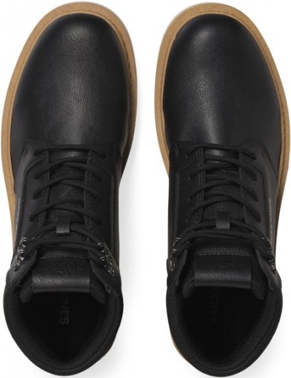 Jack & Jones OHIO Lace-Up Boots Black - Vyriški batai 40-52 - 