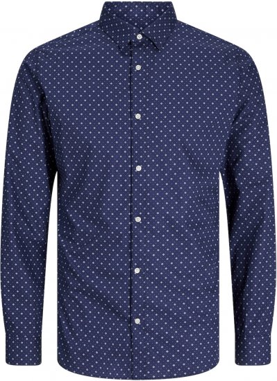 Jack & Jones JOE Dress Shirt LS Navy Blazer - Marškiniai - Marškiniai - 2XL-8XL