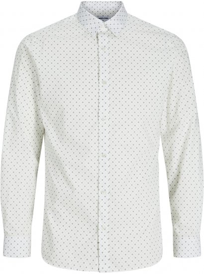 Jack & Jones JOE Dress Shirt LS White - Marškiniai - Marškiniai - 2XL-8XL