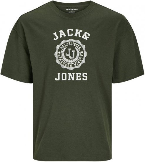 Jack & Jones VICTO T-Shirt Kombu Green - Marškinėliai - Marškinėliai - 2XL-14XL