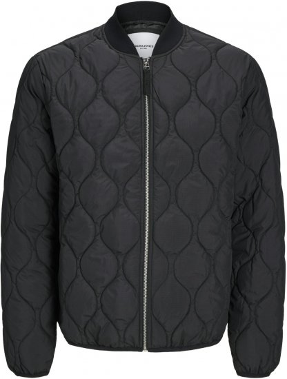 Jack & Jones JJKODA Light Bomber Jacket Black - Didelės vyriškos striukės - Didelės vyriškos striukės