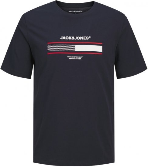 Jack & Jones SOUTH T-Shirt Navy Blazer - Marškinėliai - Marškinėliai - 2XL-14XL