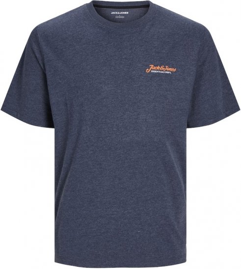 Jack & Jones ERIK T-Shirt Navy Blazer - Marškinėliai - Marškinėliai - 2XL-14XL