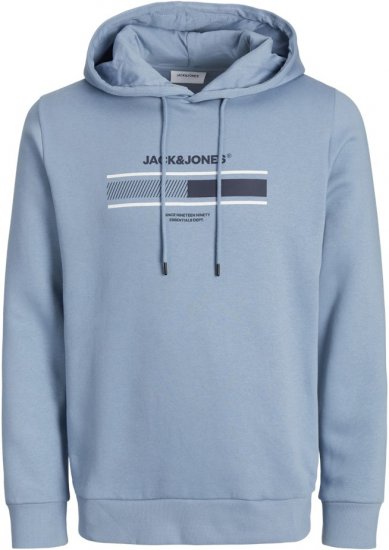 Jack & Jones South Hoodie Light Blue - Megztiniai ir džemperiai - Megztiniai ir Džemperiai - 2XL-14XL