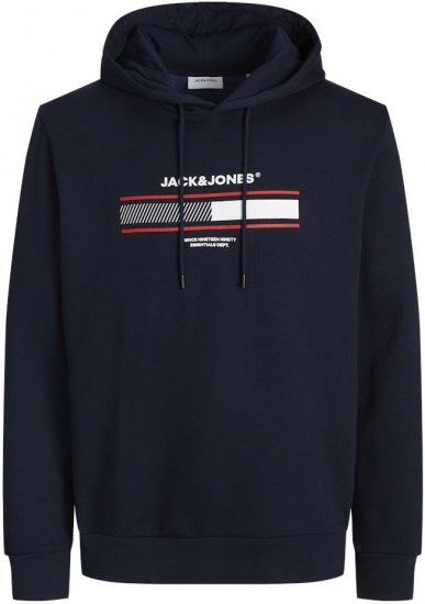 Jack & Jones South Hoodie Navy Blazer - Megztiniai ir džemperiai - Megztiniai ir Džemperiai - 2XL-14XL