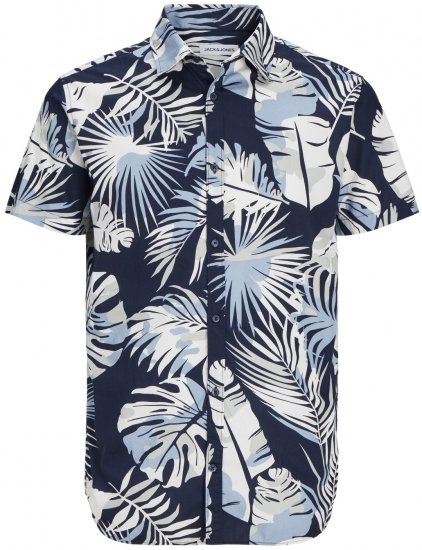 Jack & Jones JOSHUA Floral Shirt Navy Blazer - Marškiniai - Marškiniai - 2XL-8XL
