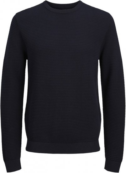 Jack & Jones OTTO Knitted Sweater Navy - Megztiniai ir džemperiai - Megztiniai ir Džemperiai - 2XL-14XL