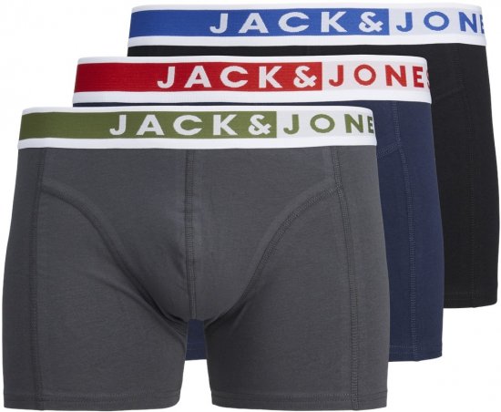 Jack & Jones JACKARIM Trunks 3-Pack Red - Apatinis trikotažas ir plaukimo apranga - Apatinis trikotažas - 2XL-8XL