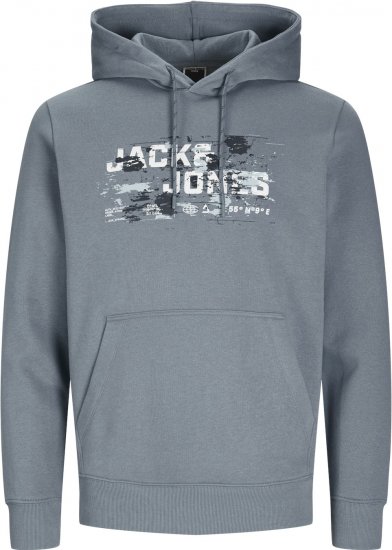 Jack & Jones JCOOUTDOOR Hoodie Flint Blue - Megztiniai ir džemperiai - Megztiniai ir Džemperiai - 2XL-14XL