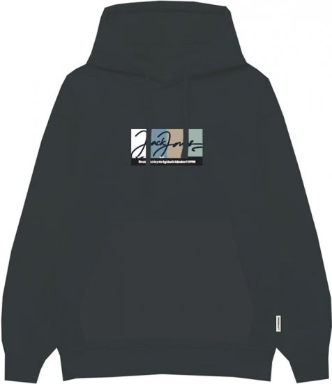 Jack & Jones PORTLAND Hoodie Grey - Megztiniai ir džemperiai - Megztiniai ir Džemperiai - 2XL-14XL