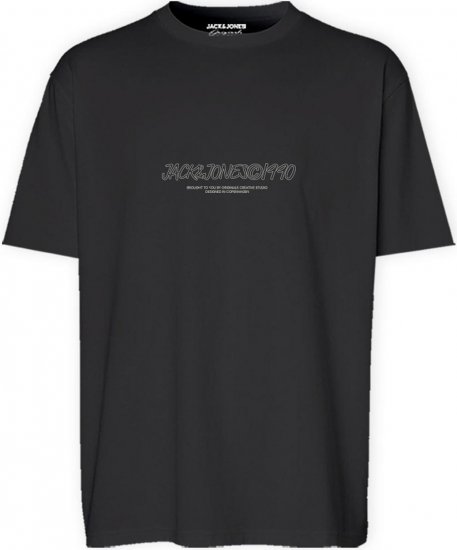 Jack & Jones JORBRONX T-Shirt Black - Marškinėliai - Marškinėliai - 2XL-14XL
