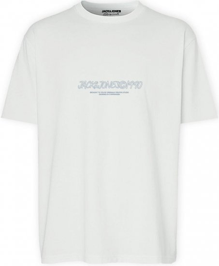 Jack & Jones JORBRONX T-Shirt White - Marškinėliai - Marškinėliai - 2XL-14XL