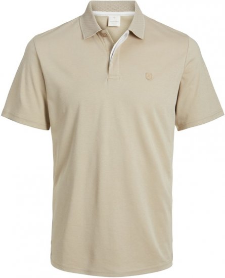 Jack & Jones Rodney Polo Shirt Fields Of Rye - Polo marškinėliai - Polo marškinėliai - 2XL-8XL