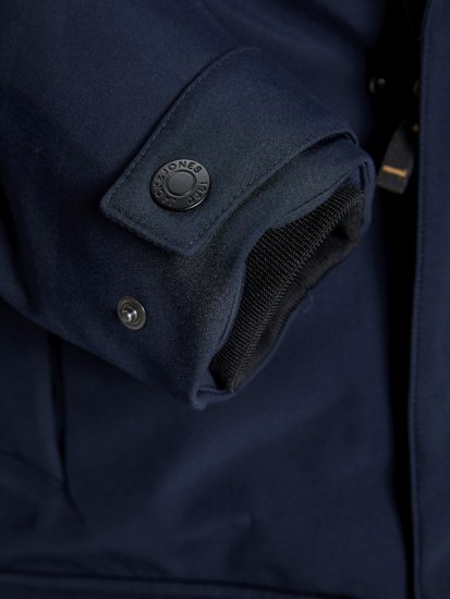 Jack & Jones Finn Softshell Parka Sky Captain - Didelės vyriškos striukės - Didelės vyriškos striukės