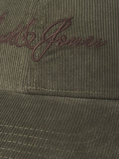 Jack & Jones Base Corduroy Cap Dusty Olive - Aksesuarai - 