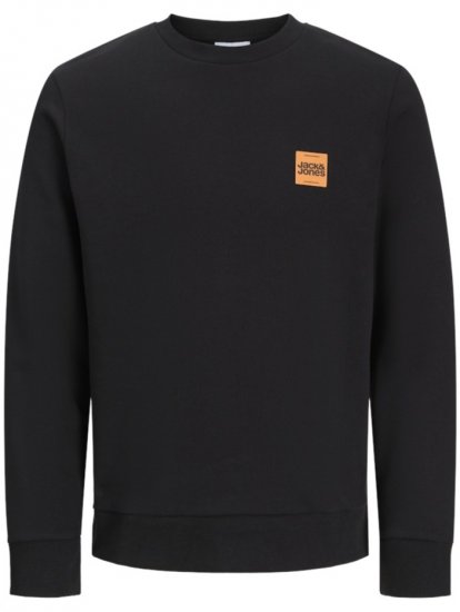 Jack & Jones Brandy Crew Neck Sweatshirt Black - Megztiniai ir Džemperiai - Megztiniai ir Džemperiai - 2XL-14XL