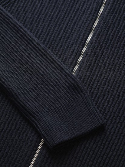 Jack & Jones Pannel Zip Knit Cardigan Sky Captain - Megztiniai ir džemperiai - Megztiniai ir Džemperiai - 2XL-14XL