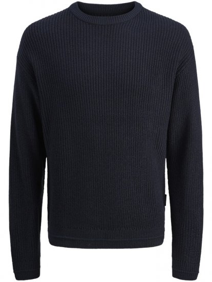 Jack & Jones Kaito Knit Crew Neck Pullover Sky Captain - Megztiniai ir džemperiai - Megztiniai ir Džemperiai - 2XL-14XL