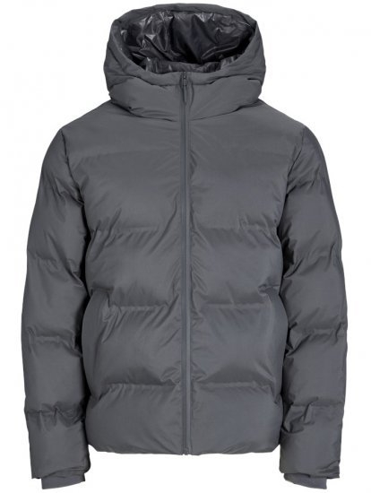 Jack & Jones Kaito Puffer Jacket Asphalt - Didelės vyriškos striukės - Didelės vyriškos striukės