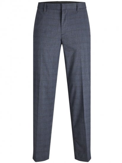 Jack & Jones Harry Pedro Formal Check Trousers Dark Navy - Džinsai ir kelnės - Džinsai ir Kelnės - W40-W70