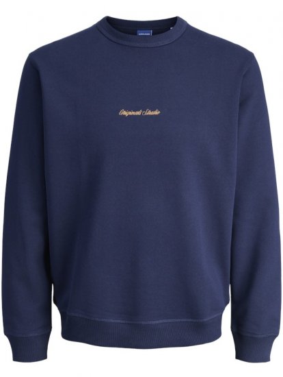 Jack & jones Norrebro Crew Neck Sweatshirt Ocean Cavern - Megztiniai ir džemperiai - Megztiniai ir Džemperiai - 2XL-14XL