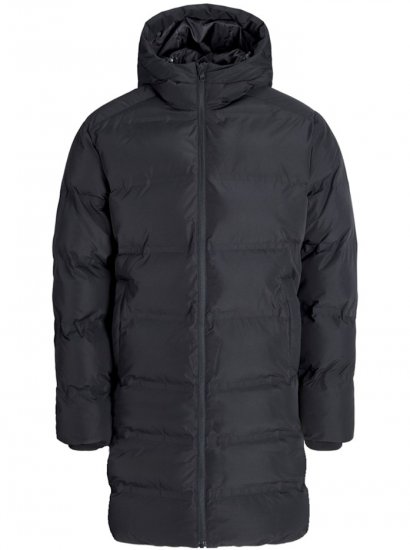 Jack & Jones Soho Long Puffer Jacket Black - Didelės vyriškos striukės - Didelės vyriškos striukės