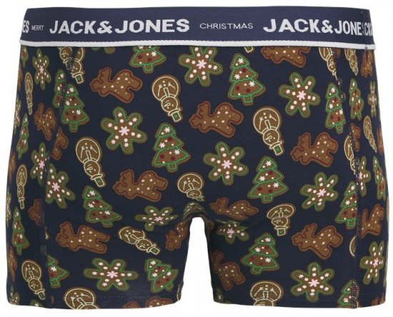 Jack & Jones Gingerbread Trunks 3-Pack Black - Apatinis trikotažas ir plaukimo apranga - Apatinis trikotažas - 2XL-8XL
