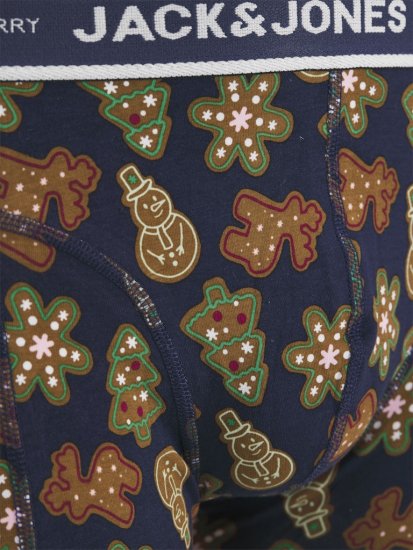 Jack & Jones Gingerbread Trunks 3-Pack Black - Apatinis trikotažas ir plaukimo apranga - Apatinis trikotažas - 2XL-8XL