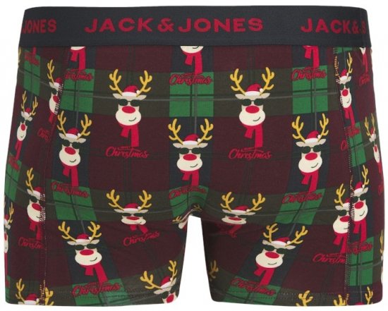 Jack & Jones Rudolph Trunks 3-Pack Dark Navy - Apatinis trikotažas ir plaukimo apranga - Apatinis trikotažas - 2XL-8XL
