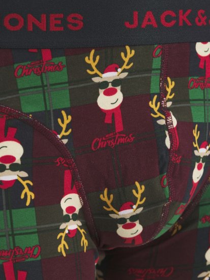 Jack & Jones Rudolph Trunks 3-Pack Dark Navy - Apatinis trikotažas ir plaukimo apranga - Apatinis trikotažas - 2XL-8XL