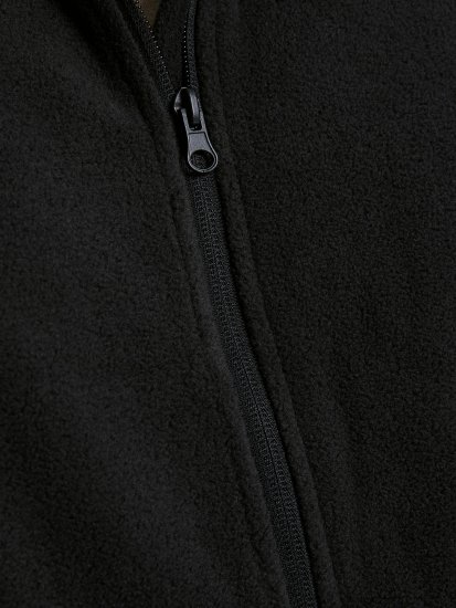 Jack & Jones Hype Fleece Black - Didelės vyriškos striukės - Didelės vyriškos striukės