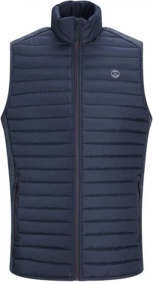 Jack & Jones MULTI BODYWARMER With COLLAR Navy Blazer - Didelės vyriškos striukės - Didelės vyriškos striukės