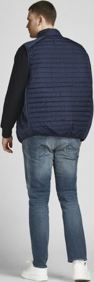 Jack & Jones MULTI BODYWARMER With COLLAR Navy Blazer - Didelės vyriškos striukės - Didelės vyriškos striukės