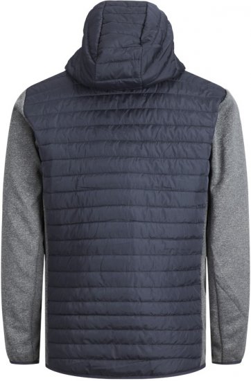 Jack & Jones MULTI QUILTED SET-IN Sleeves Jacket Grey Melange - Didelės vyriškos striukės - Didelės vyriškos striukės