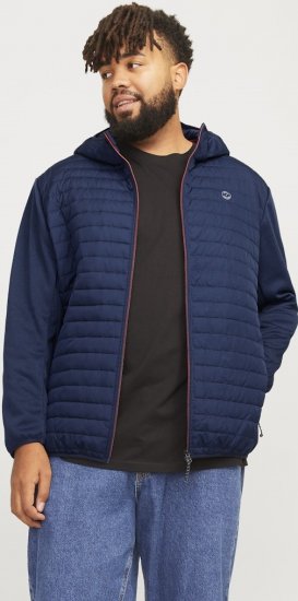 Jack & Jones MULTI QUILTED SET-IN Sleeves Jacket Navy Blazer - Didelės vyriškos striukės - Didelės vyriškos striukės