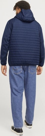 Jack & Jones MULTI QUILTED SET-IN Sleeves Jacket Navy Blazer - Didelės vyriškos striukės - Didelės vyriškos striukės