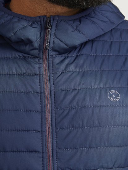 Jack & Jones MULTI QUILTED SET-IN Sleeves Jacket Navy Blazer - Didelės vyriškos striukės - Didelės vyriškos striukės