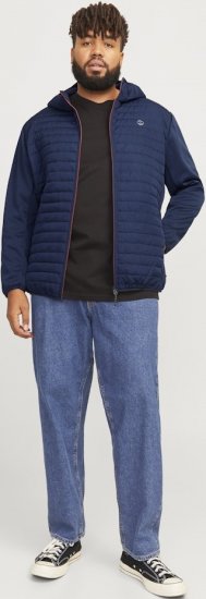 Jack & Jones MULTI QUILTED SET-IN Sleeves Jacket Navy Blazer - Didelės vyriškos striukės - Didelės vyriškos striukės