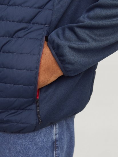 Jack & Jones MULTI QUILTED SET-IN Sleeves Jacket Navy Blazer - Didelės vyriškos striukės - Didelės vyriškos striukės