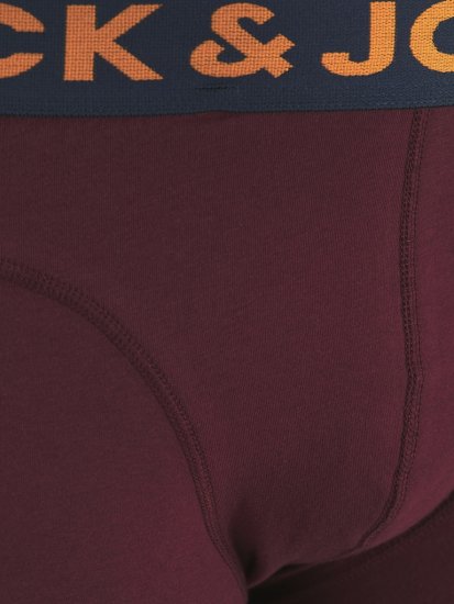 Jack & Jones LICHFIELD Trunks 3-Pack Burgundy - Apatinis trikotažas ir plaukimo apranga - Apatinis trikotažas - 2XL-8XL