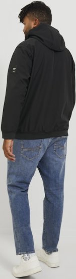 Jack & Jones BASIC Water-Resistant Softshell Jacket Black - Didelės vyriškos striukės - Didelės vyriškos striukės