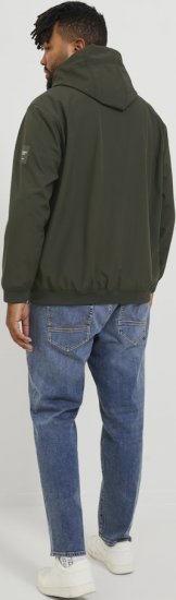 Jack & Jones BASIC Water-Resistant Softshell Jacket Green - Didelės vyriškos striukės - Didelės vyriškos striukės
