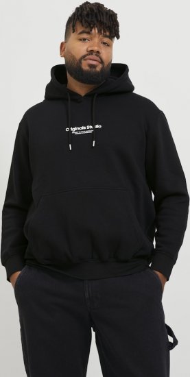 Jack & Jones ESTERBRO Hoodie Black - Megztiniai ir džemperiai - Megztiniai ir Džemperiai - 2XL-14XL