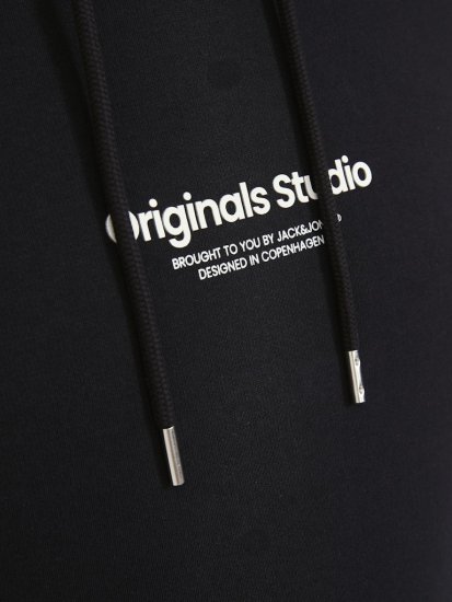 Jack & Jones ESTERBRO Hoodie Black - Megztiniai ir džemperiai - Megztiniai ir Džemperiai - 2XL-14XL